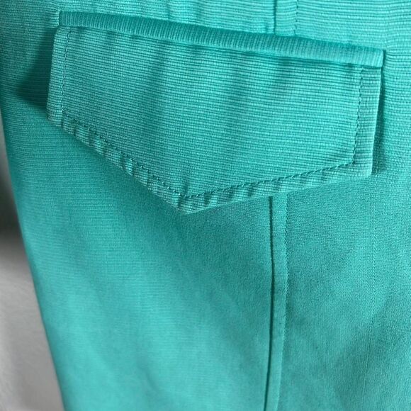 Anthracite Women’s Fully Lined Lightweight Coat w/Snakeskin Buttons. Turquoise. - Picture 6 of 12